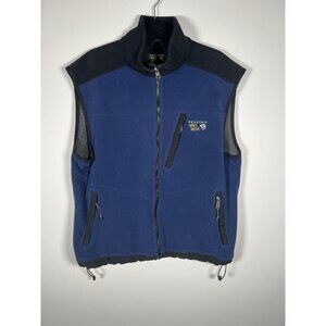 Mountain Hard Wear Wind Stopper gore-tex blue black fleece vest XL gorpcore